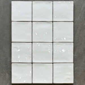 classic small white bricks