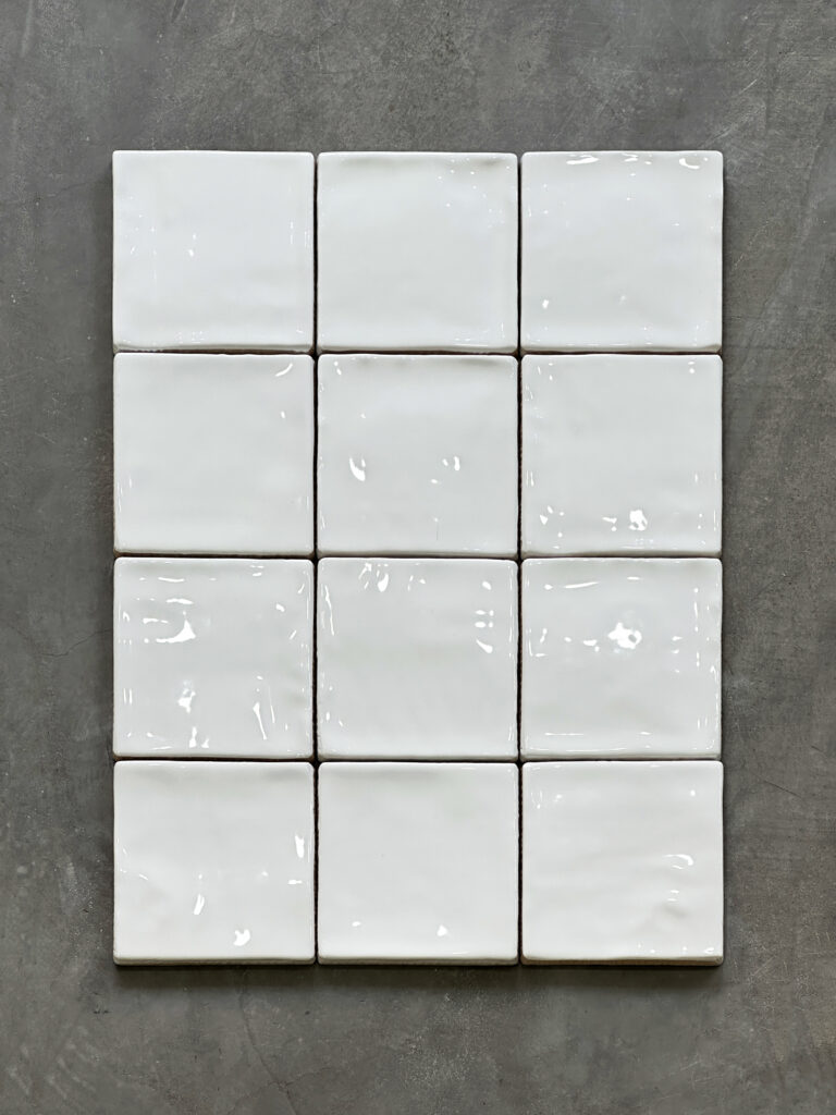 classic small white bricks