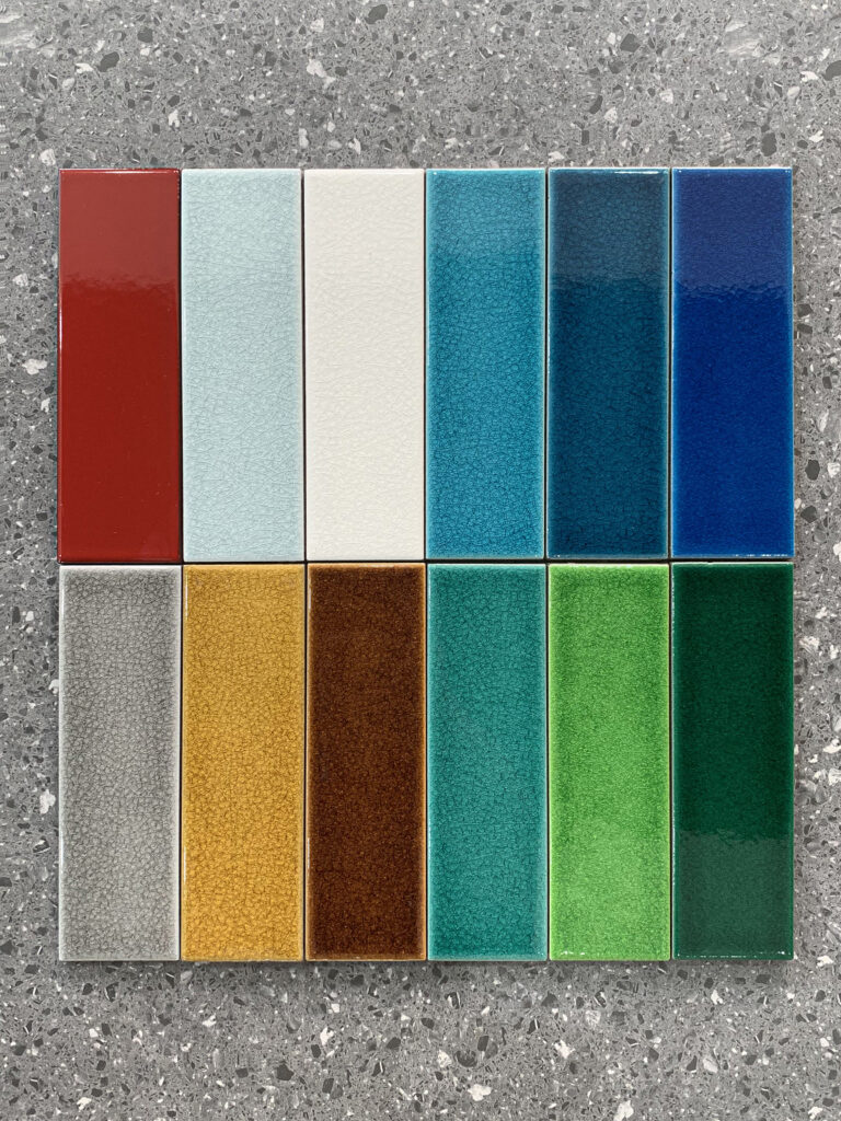 cracked ice strip tile collection