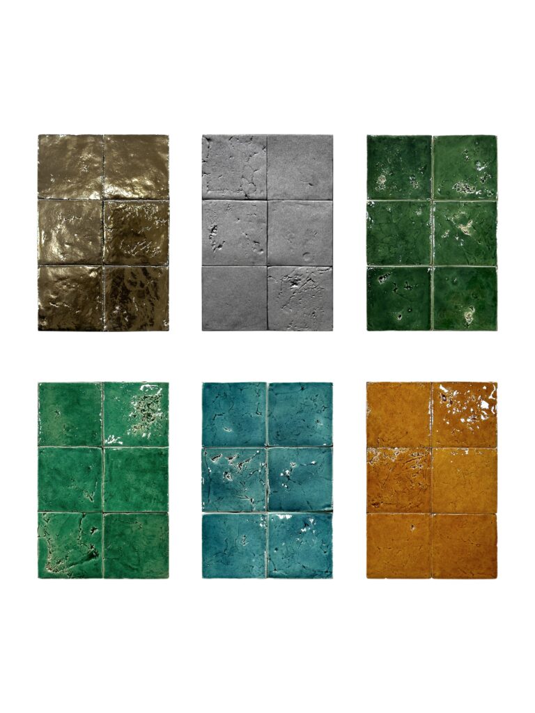 terracotta cracked ice tilecollection